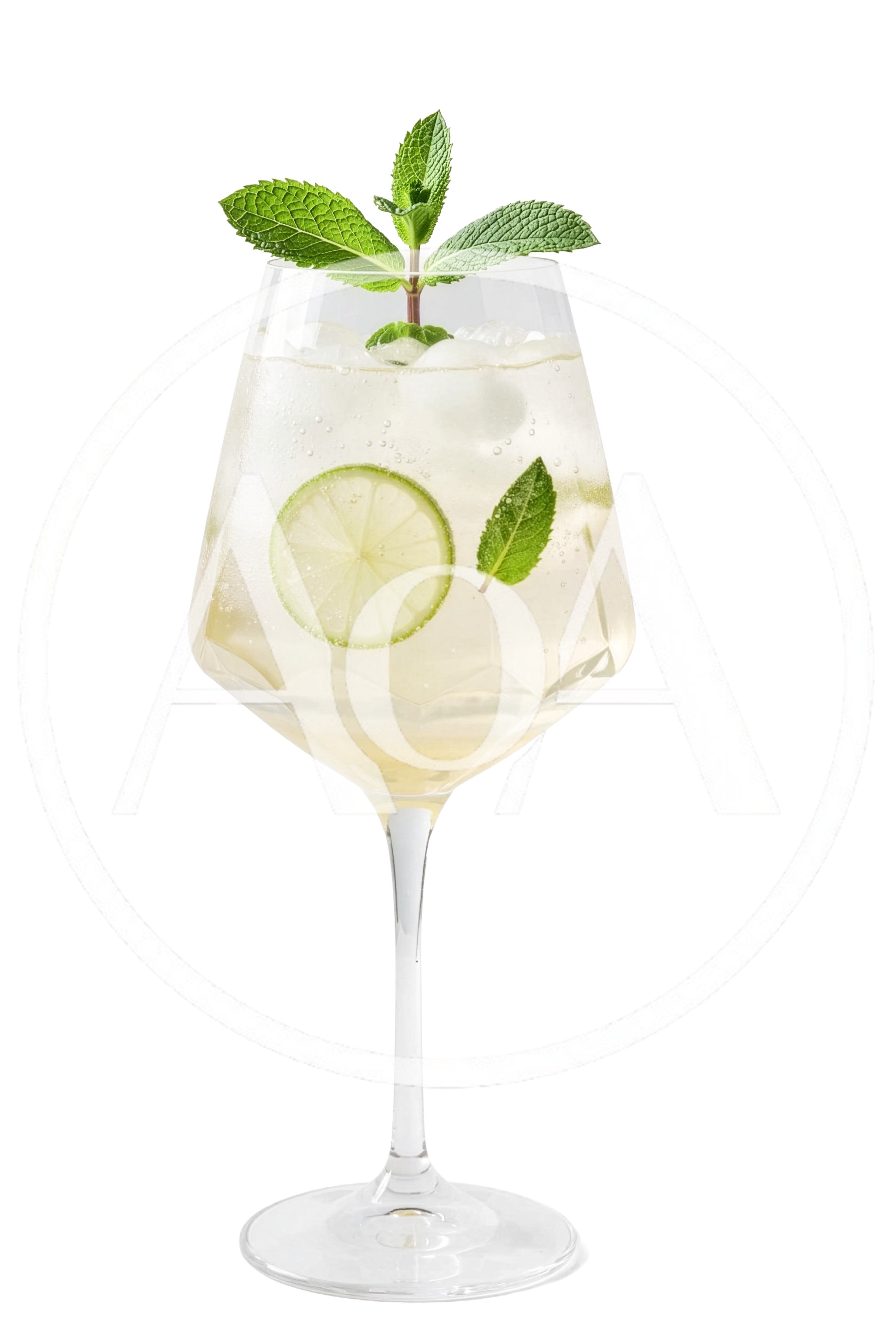 Refreshing Mojito Cocktail With Lime And Mint