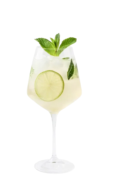 Refreshing Mojito Cocktail With Lime And Mint