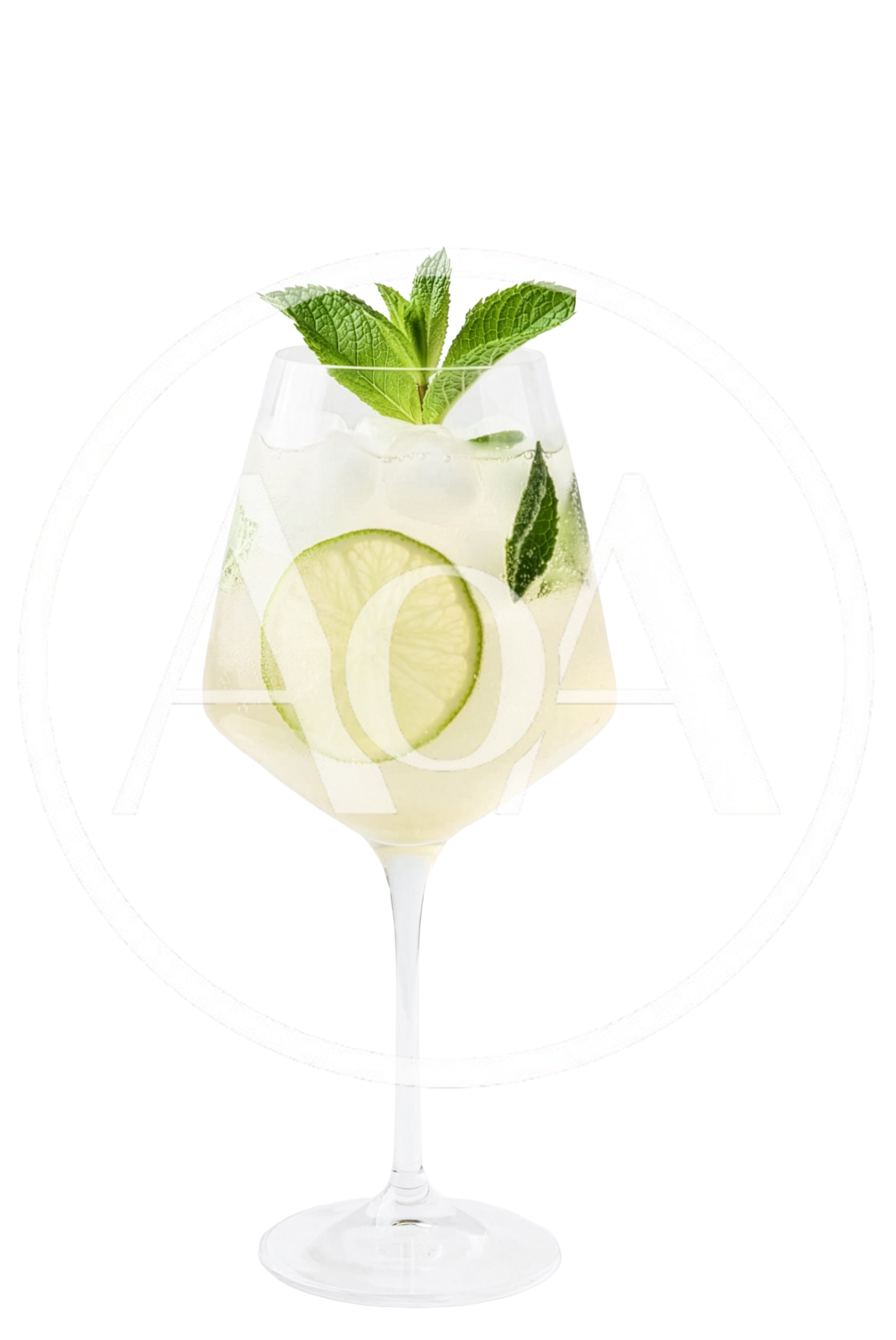 Refreshing Mojito Cocktail With Lime And Mint