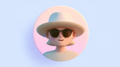 3D Rendered Avatar Of A Person Wearing A Hat