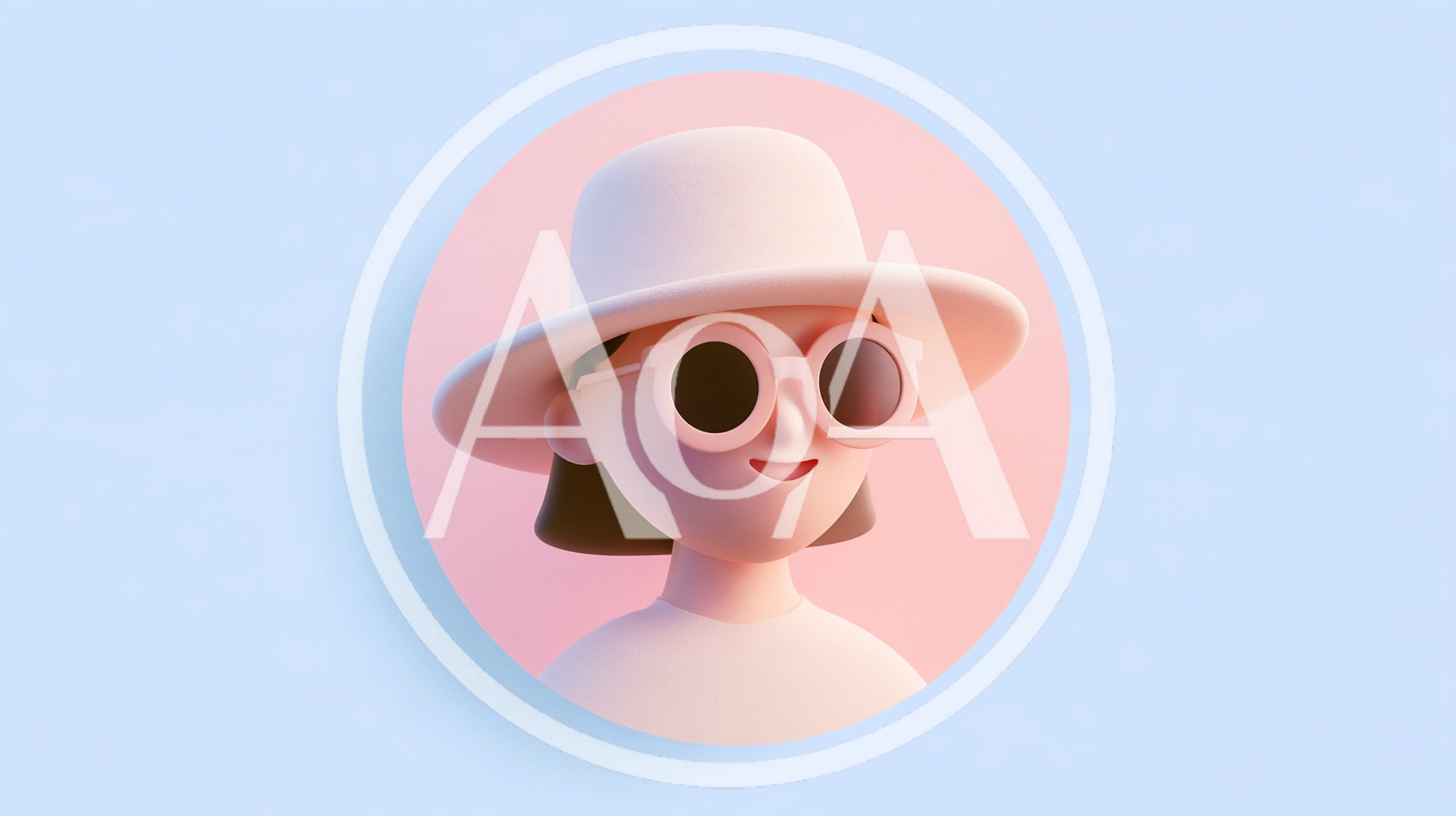 3D Rendered Avatar Of A Woman Wearing A Hat