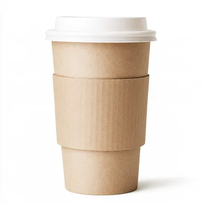 Disposable Paper Coffee Cup With Lid