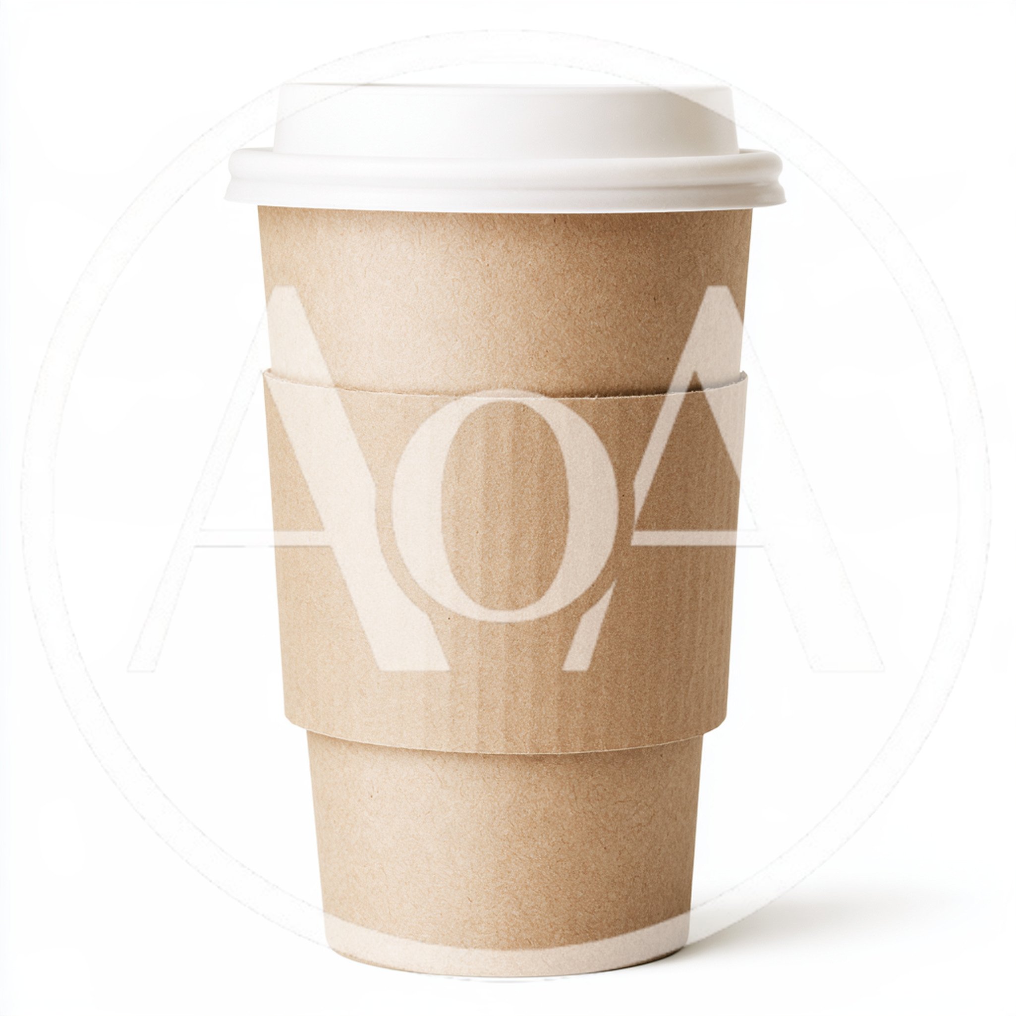 Disposable Paper Coffee Cup With Lid