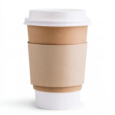 Disposable Paper Coffee Cup With Lid