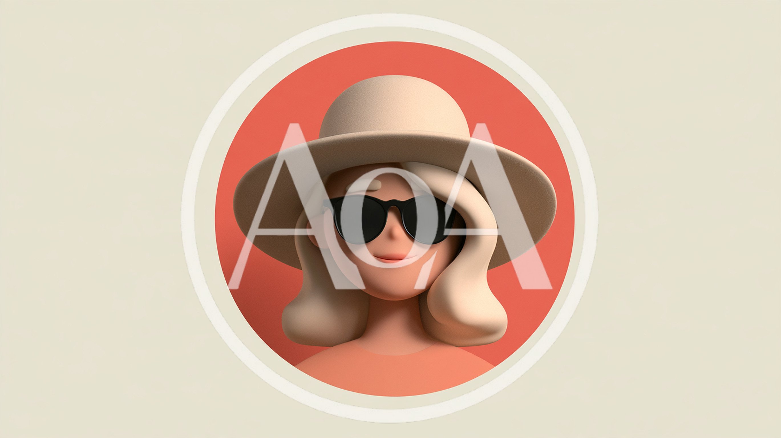 3D Rendered Portrait Of A Stylish Woman In Sunglasses