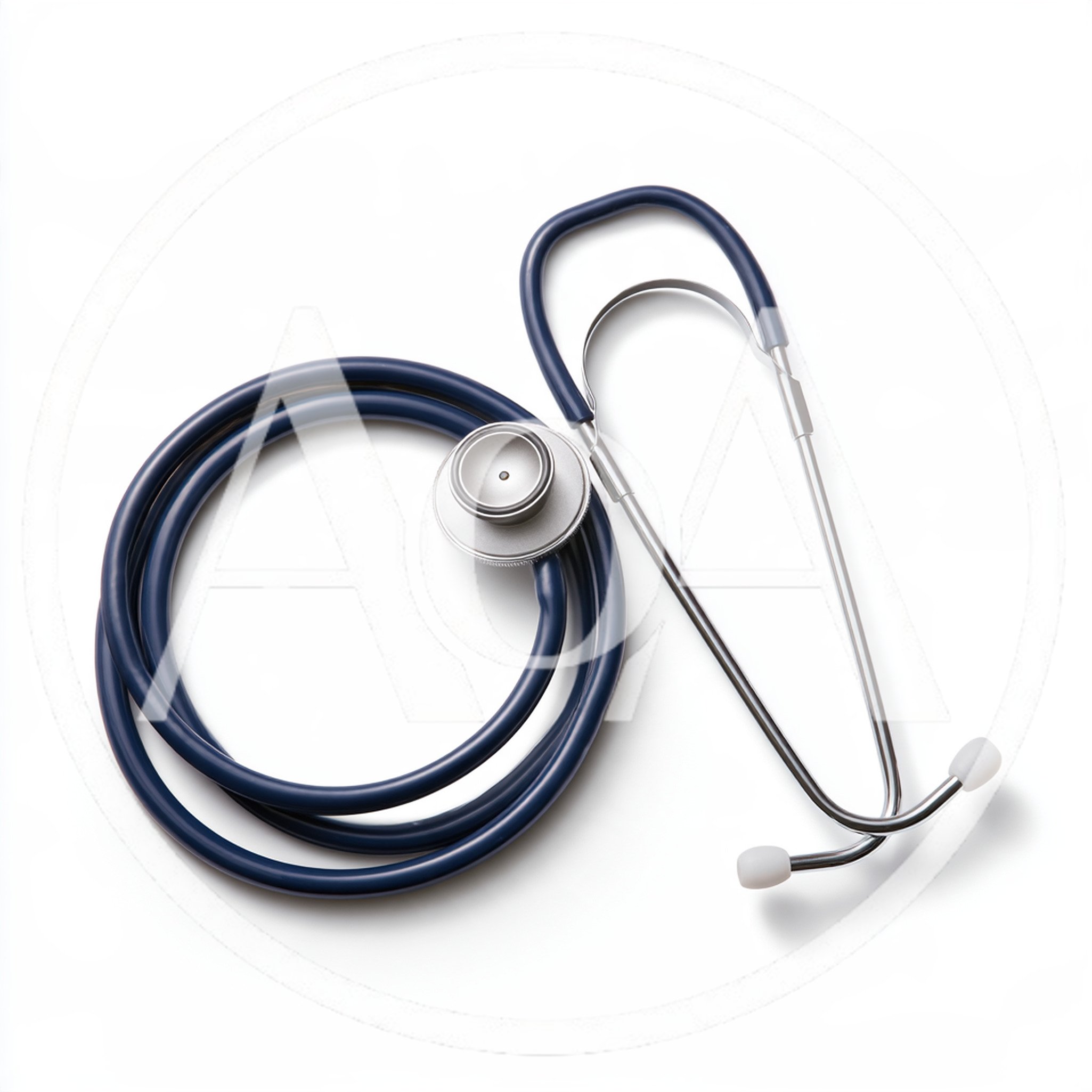 Medical Stethoscope Isolated On White Background