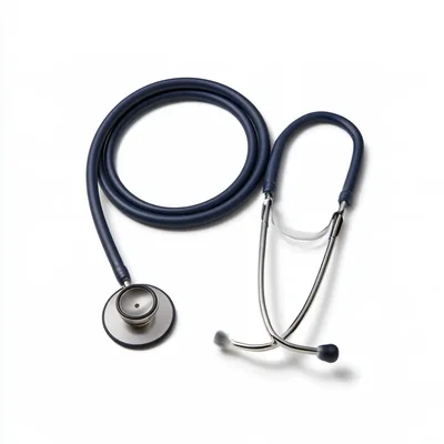 Medical Stethoscope Isolated On White Background