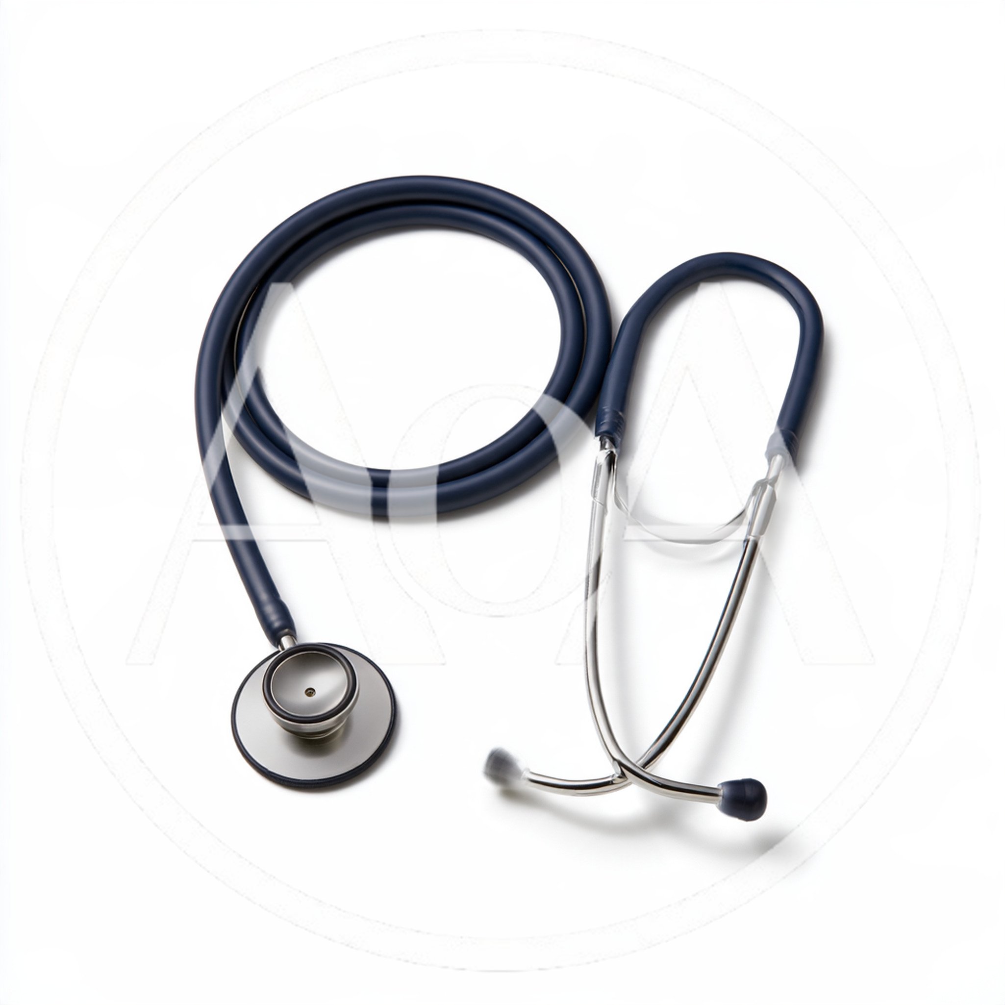 Medical Stethoscope Isolated On White Background