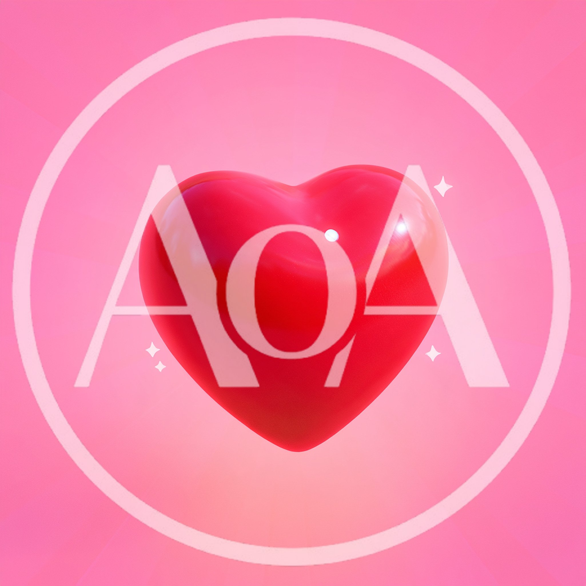 3D Rendered Glossy Red Heart Icon