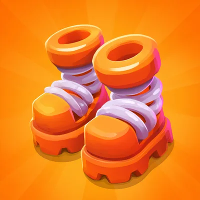Cartoon Style Orange Spring Shoes With Platform Soles