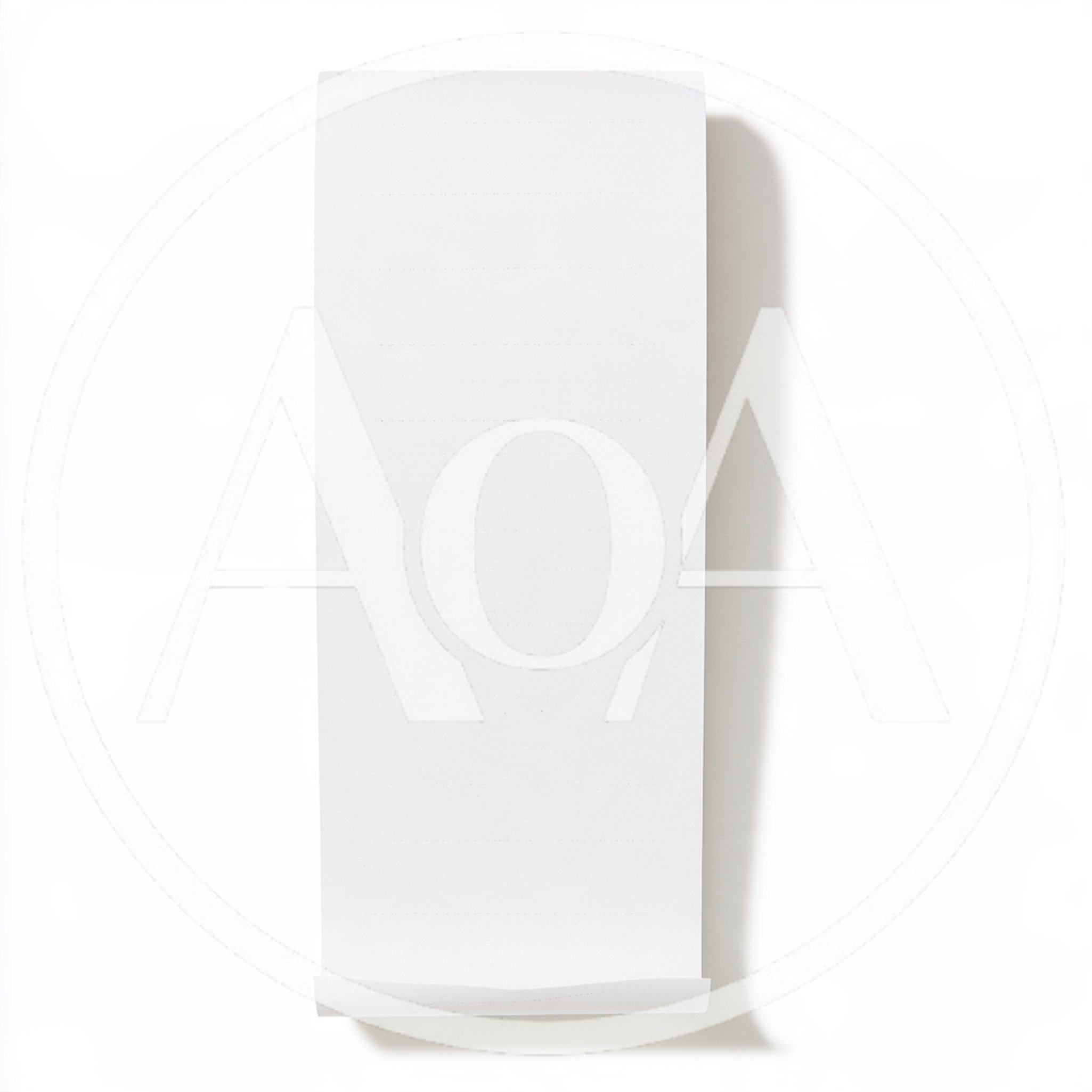 Blank White Paper Roll On White Background
