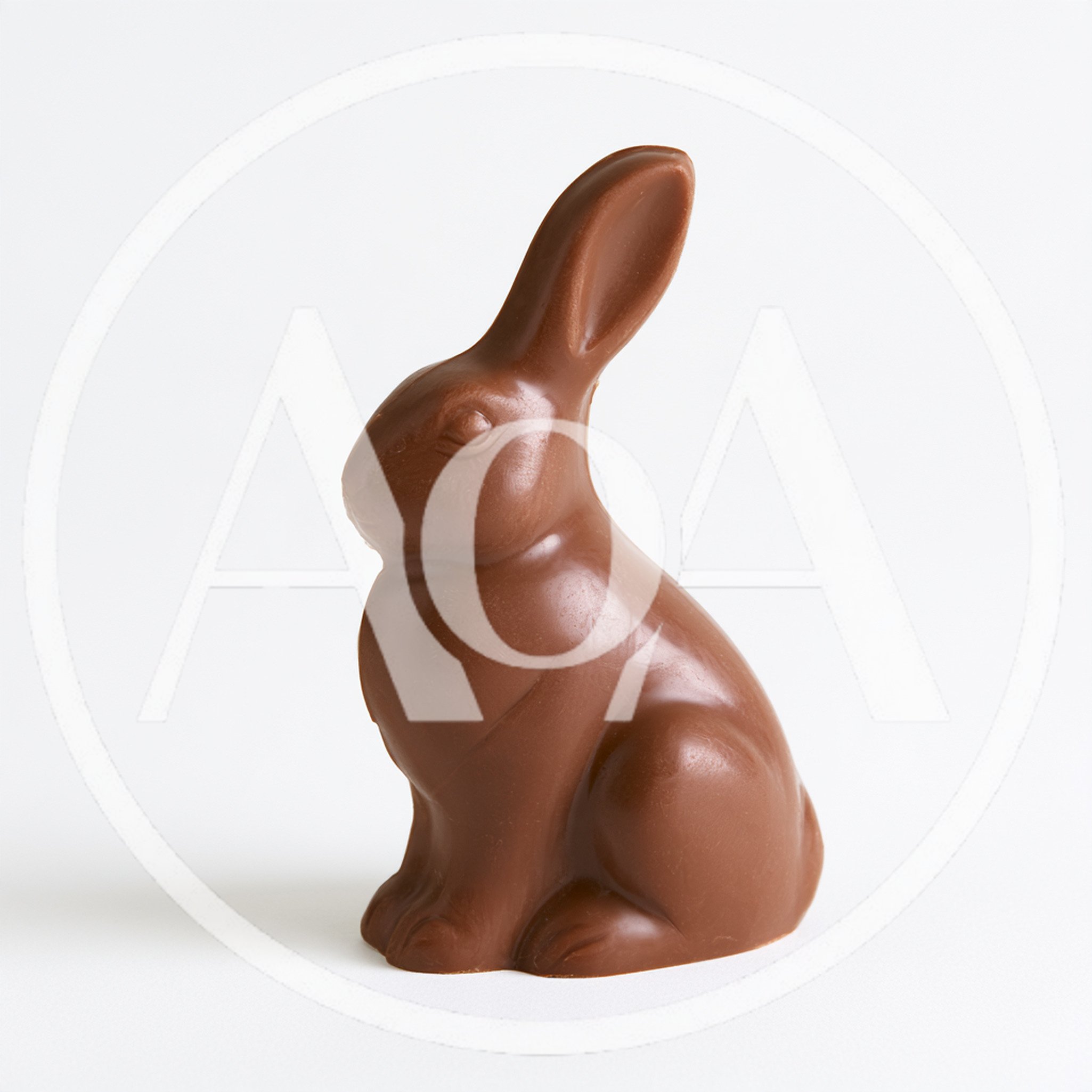 Solid Milk Chocolate Easter Bunny Figurine