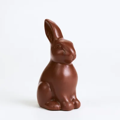 Solid Milk Chocolate Easter Bunny Figurine