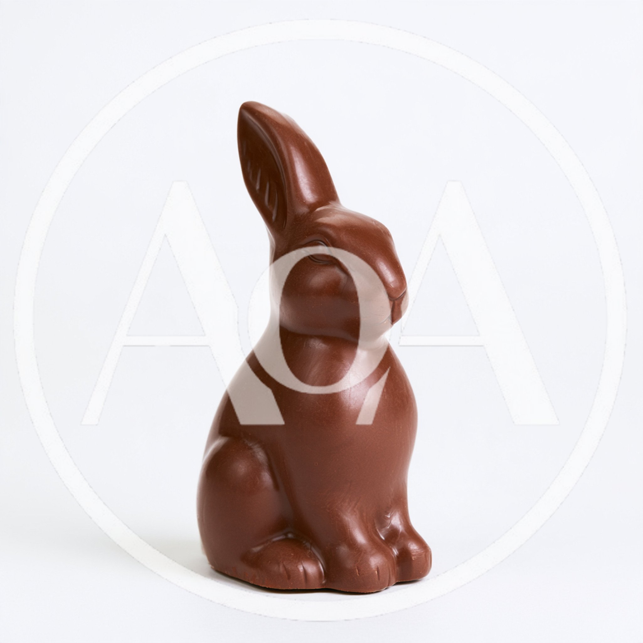 Solid Milk Chocolate Easter Bunny Figurine