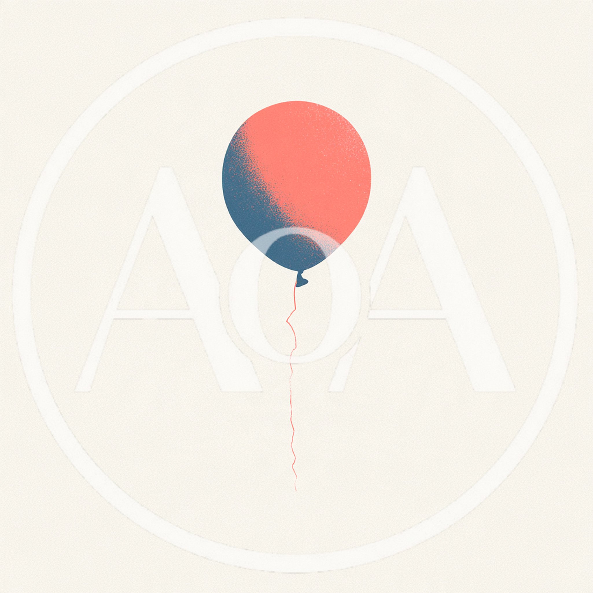 Minimalist Illustration Of A Single Floating Balloon