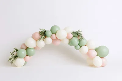 Balloon Arch Decoration With Greenery For Events