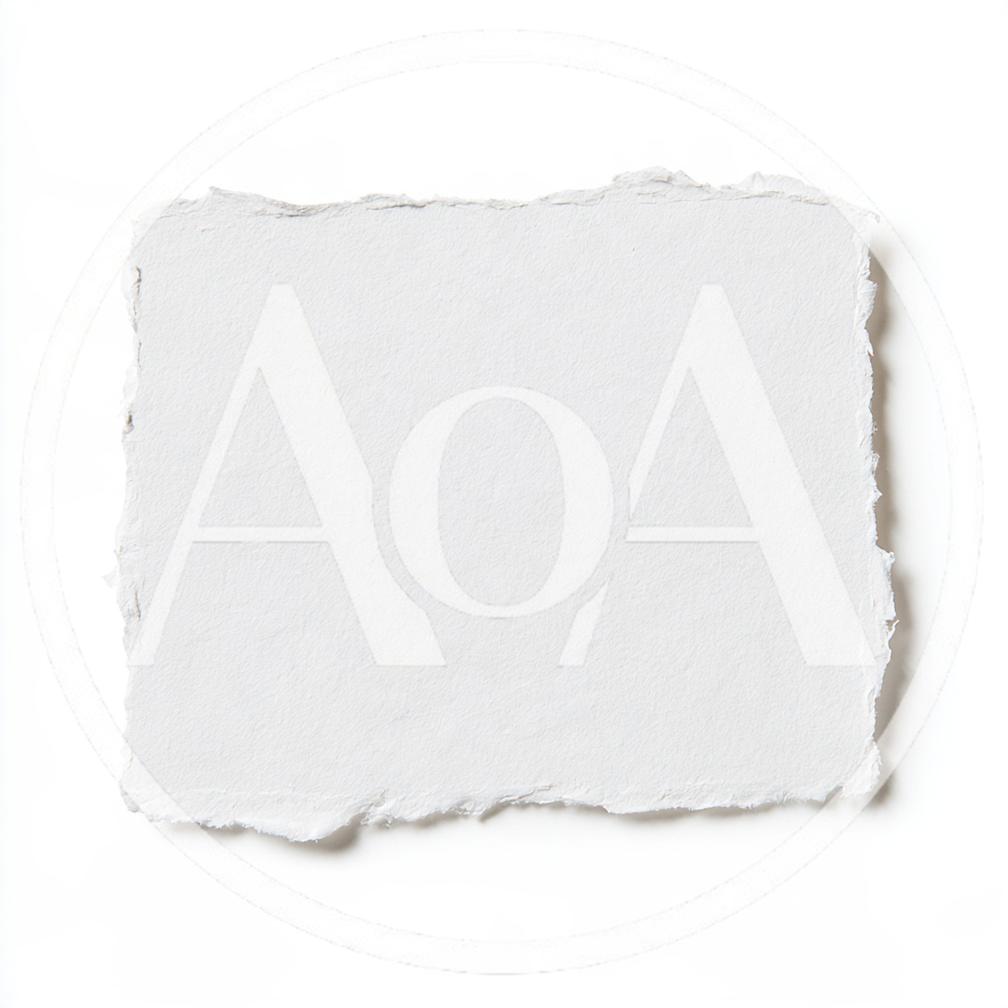White Torn Paper Sheet With Rough Edges