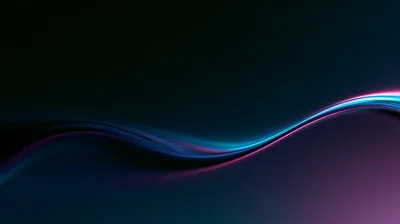 Abstract Glowing Neon Wave Motion Background