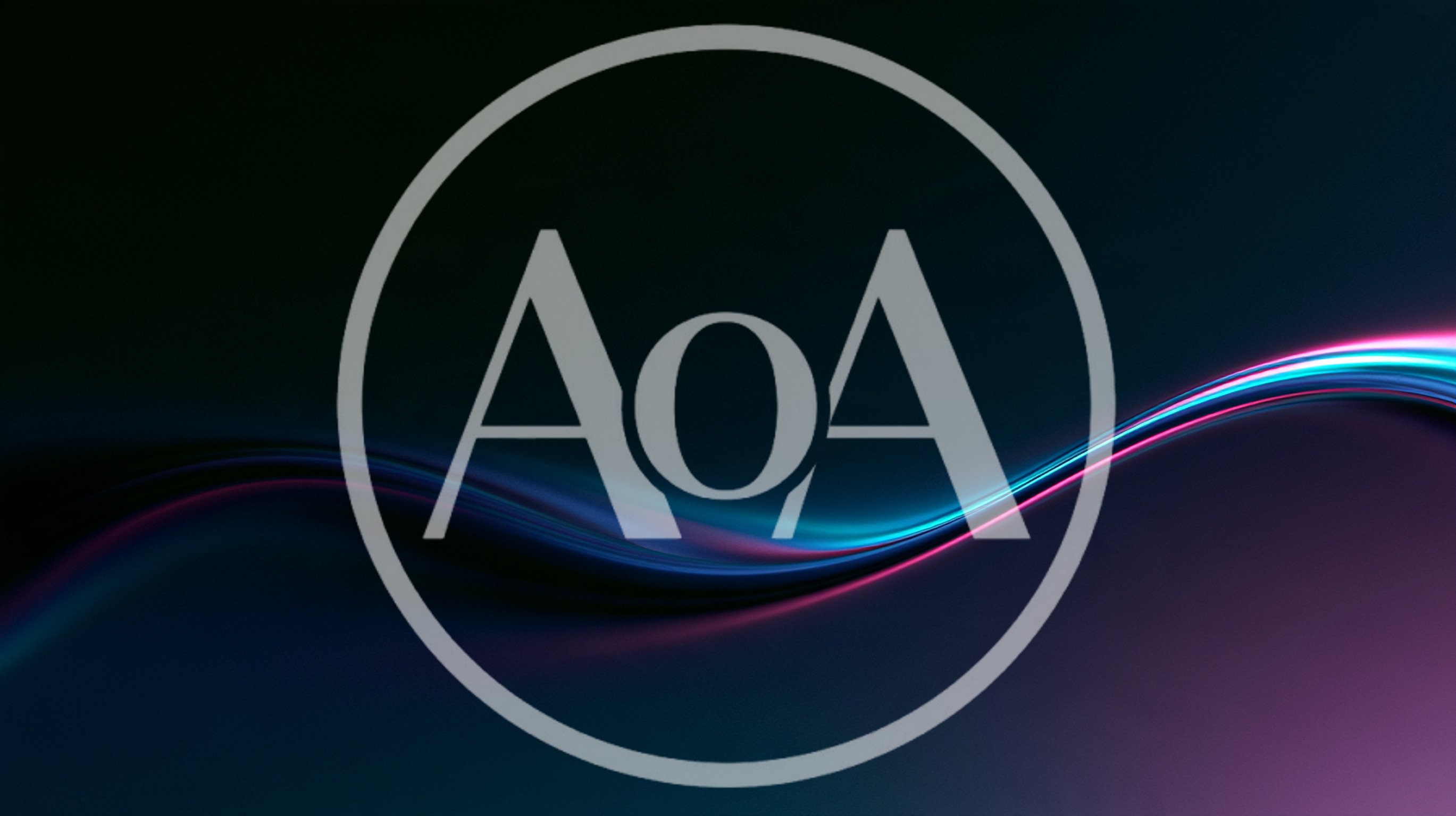 Abstract Glowing Neon Wave Motion Background