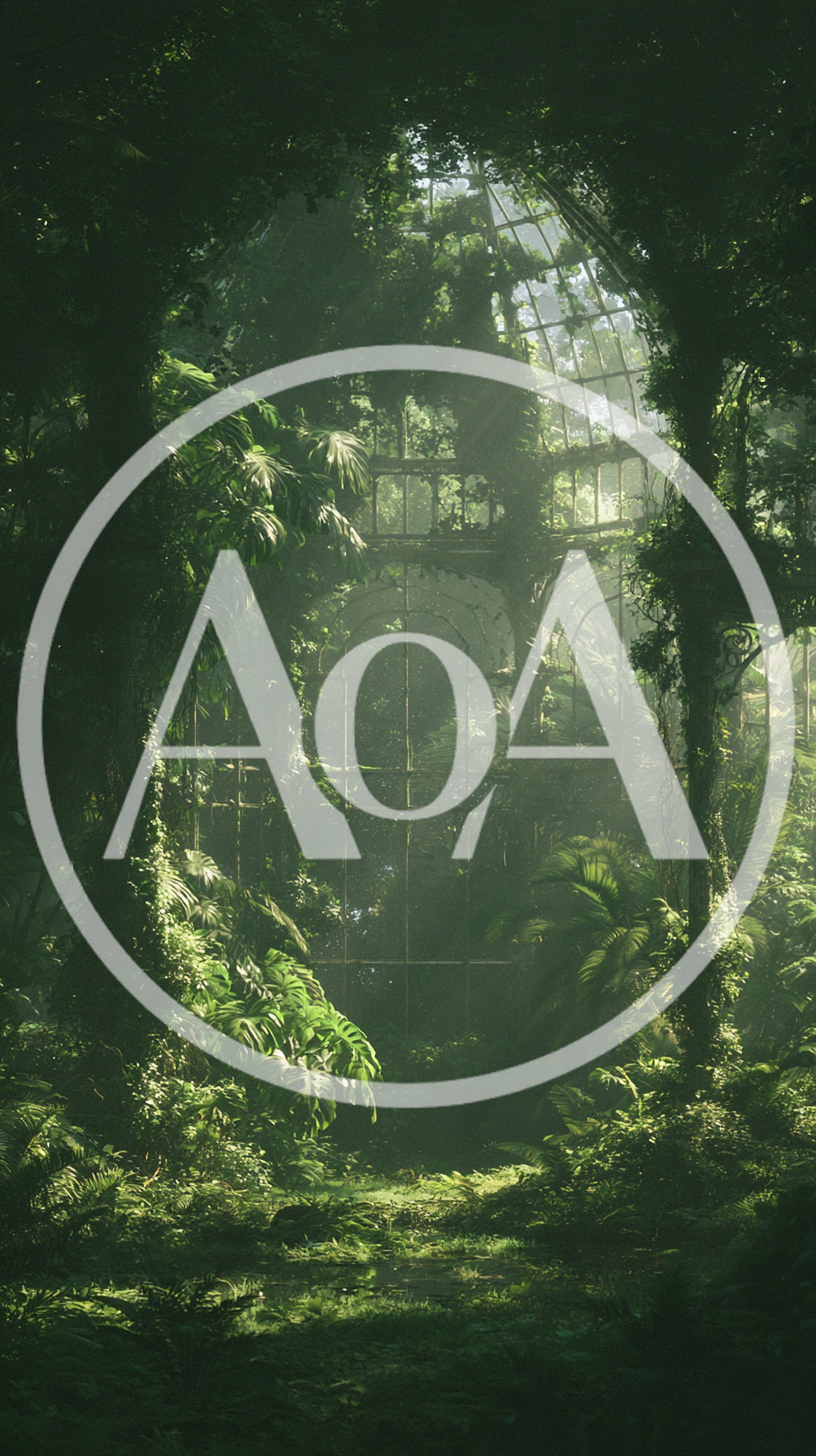 Overgrown Abandoned Victorian Greenhouse In Lush Tropical Jungle