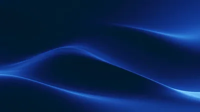 Abstract Blue Light Waves Background