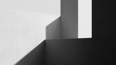 Minimalist Abstract Architectural Forms With Sharp Shadows
