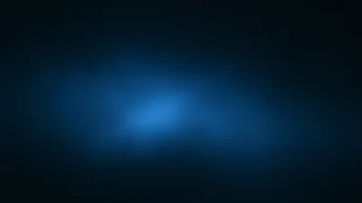 Abstract Blue Light Glow On Dark Background