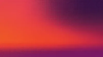 Abstract Halftone Gradient Background With Vibrant Red And Purple
