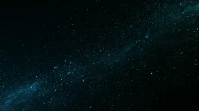 Abstract Dark Blue Cosmic Dust Particles Background