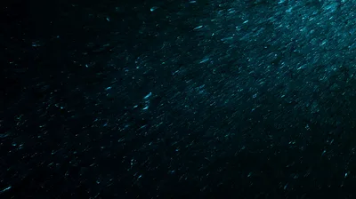 Abstract Teal Light Streaks On Dark Background