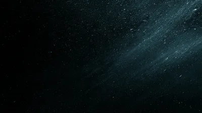 Abstract Dark Blue Texture With Floating Dust Particles