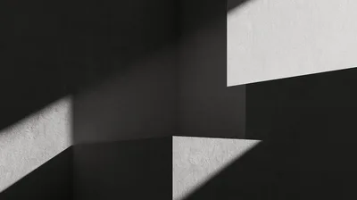 Abstract Architectural Forms With Dramatic Light And Shadow