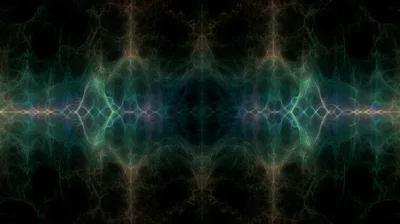 Abstract Symmetrical Fractal Energy Wave Background