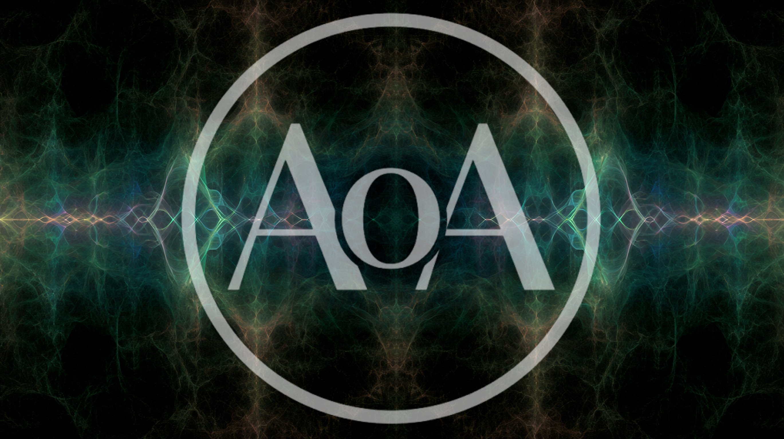 Abstract Symmetrical Fractal Energy Wave Background