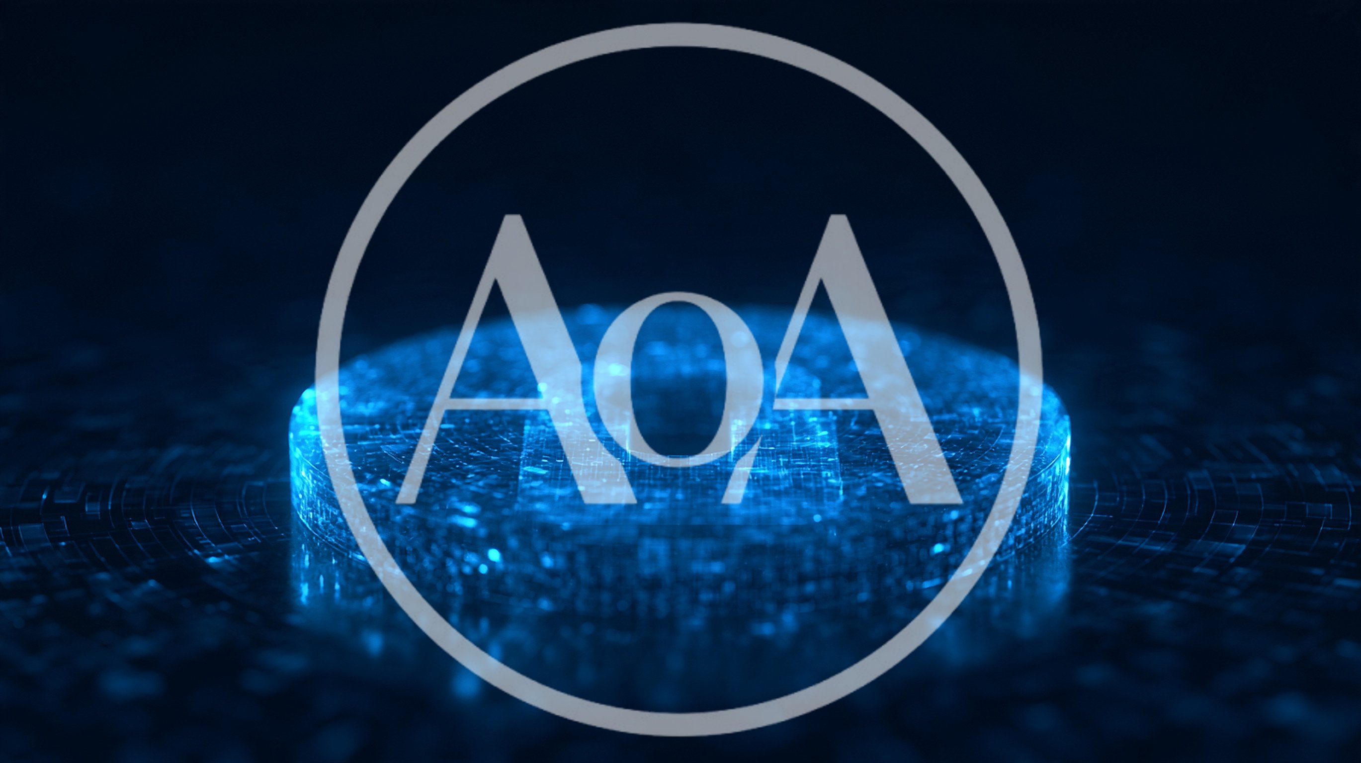 Digital Glowing Padlock Icon On Abstract Data Surface