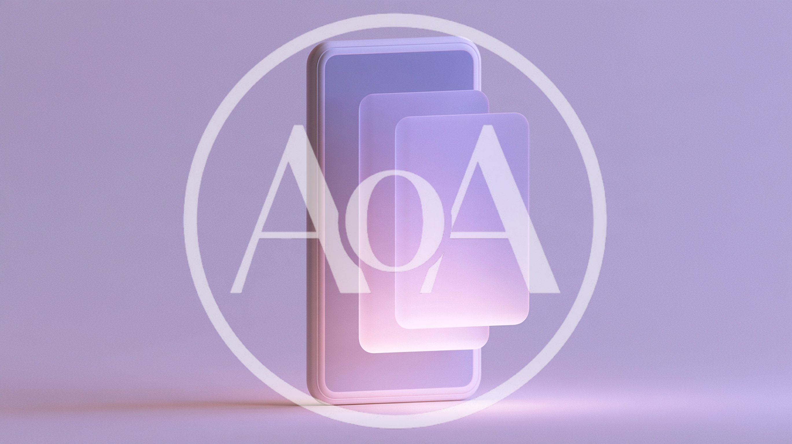 3D Rendered Smartphone With Floating Interface Layers
