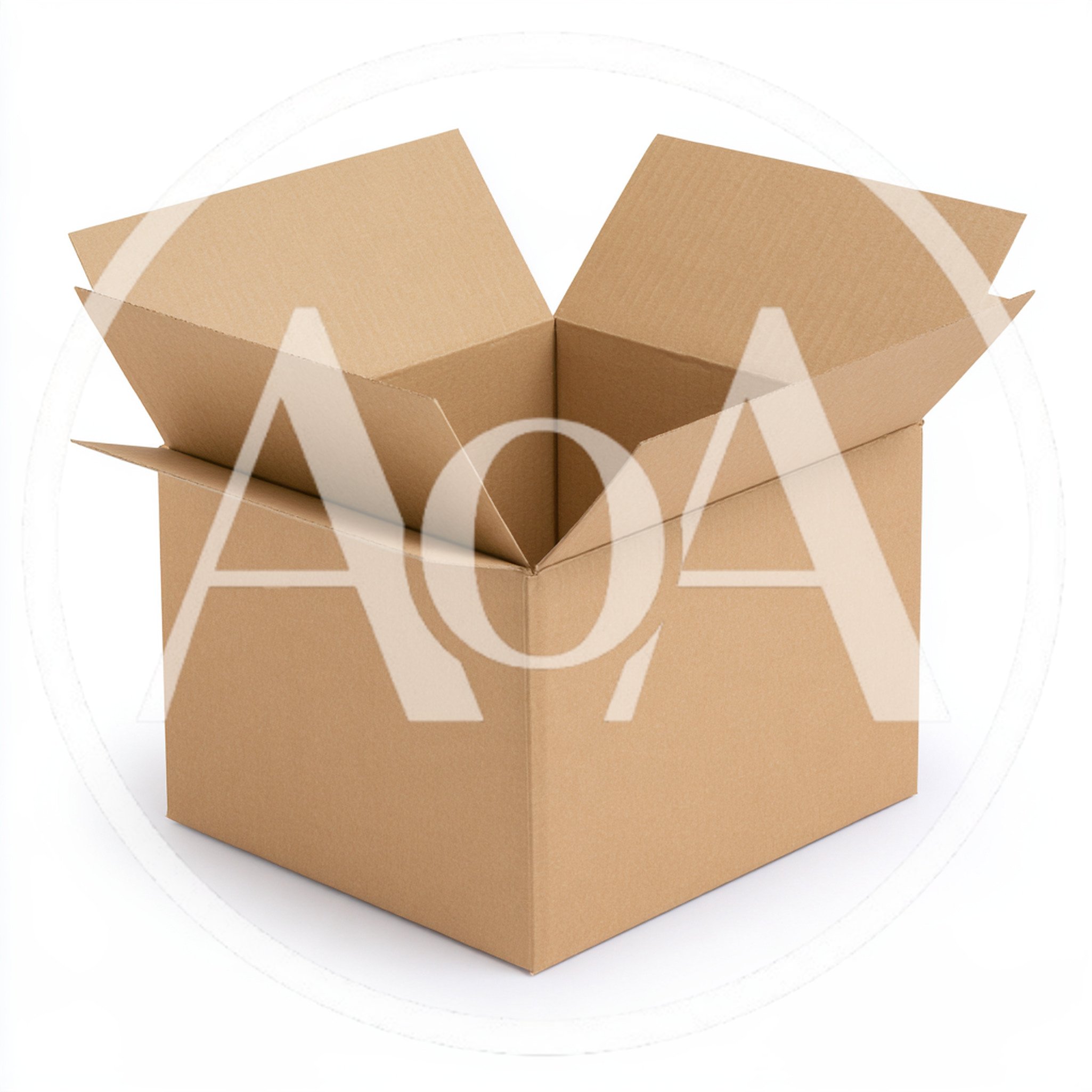 Open Empty Cardboard Shipping Box