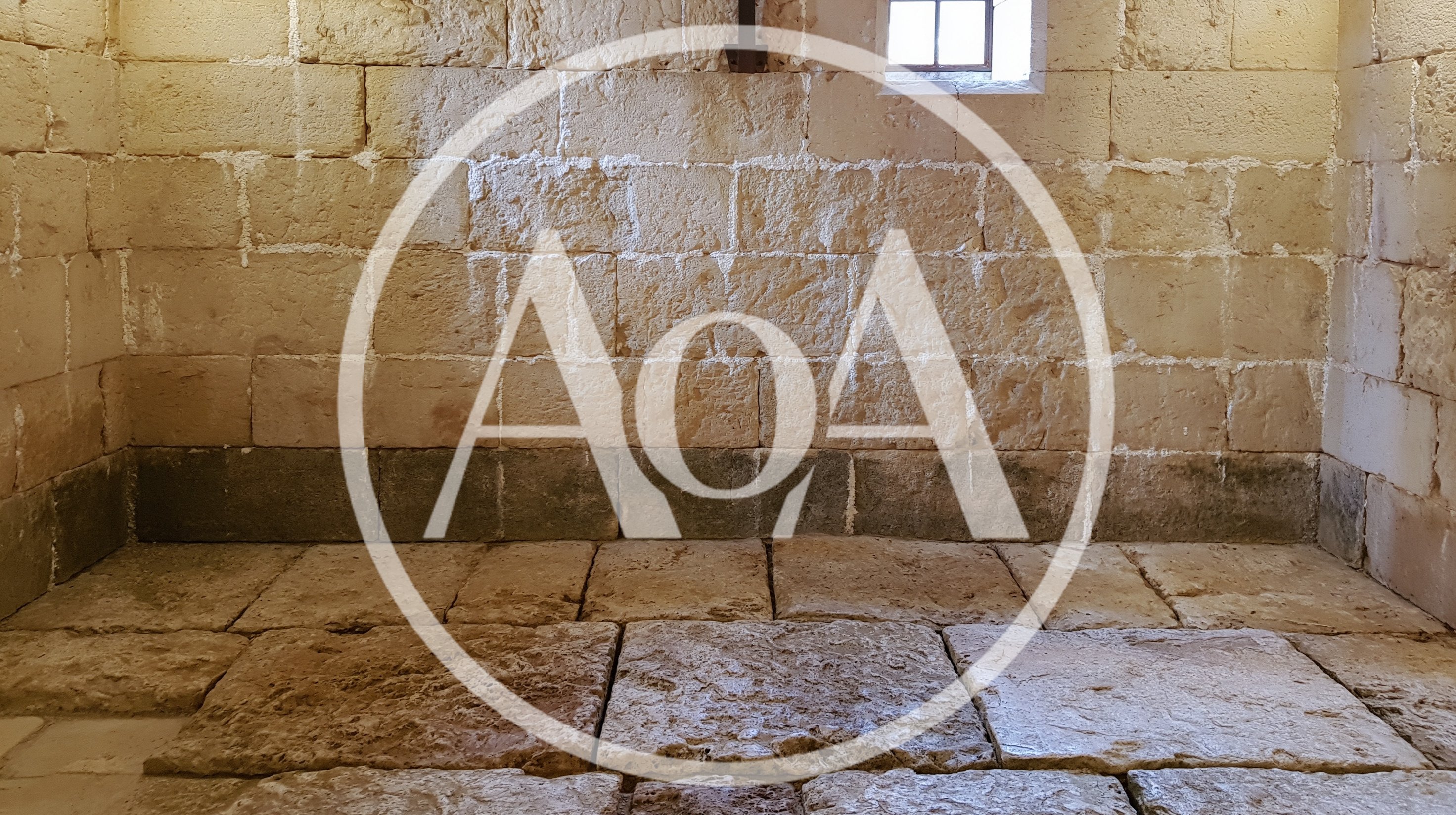 Empty Stone Prison Cell Interior