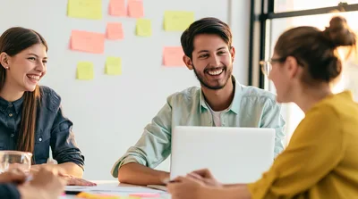 Diverse Creative Team Collaborating During Office Meeting