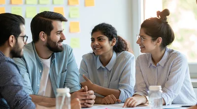 Diverse Professional Team Collaborating In Office Meeting