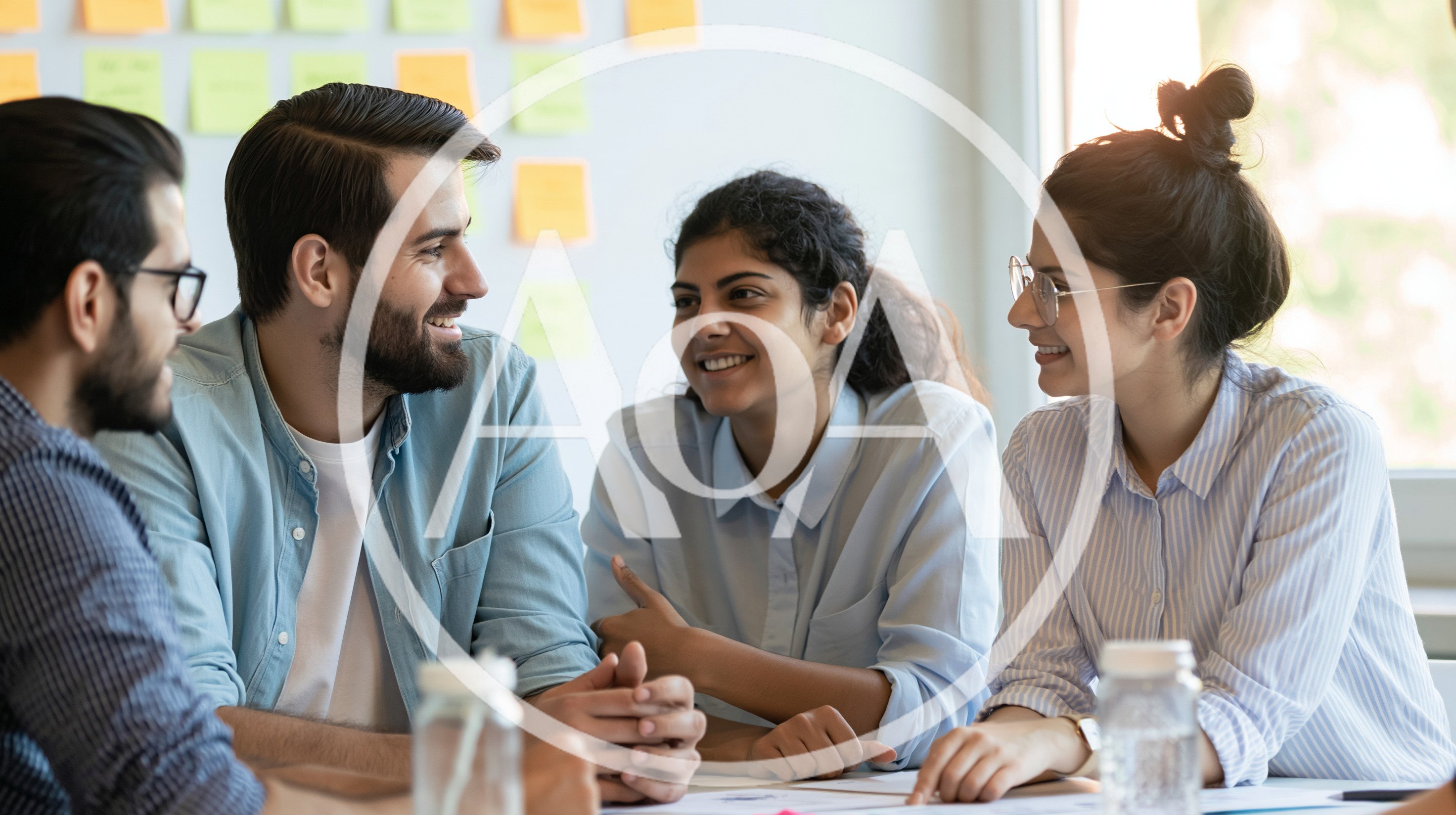Diverse Professional Team Collaborating In Office Meeting