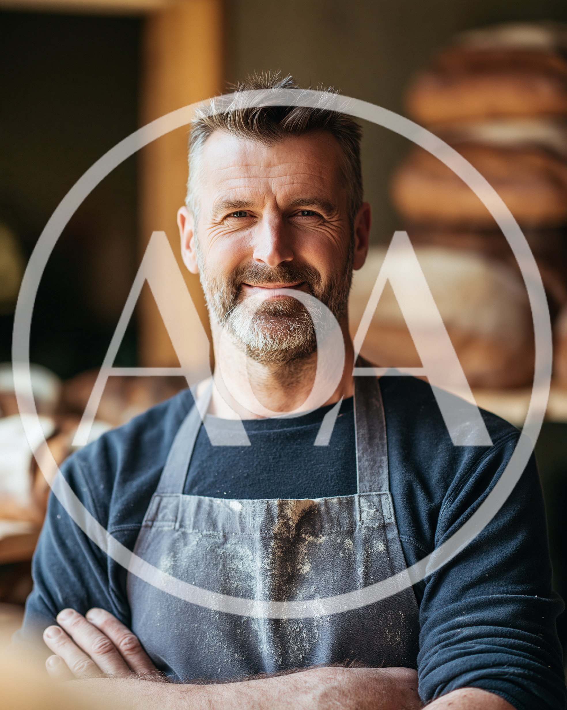 Portrait Of A Professional Baker In A Bakery