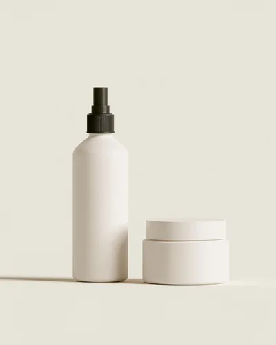 Minimalist Skincare Product Packaging Mockup