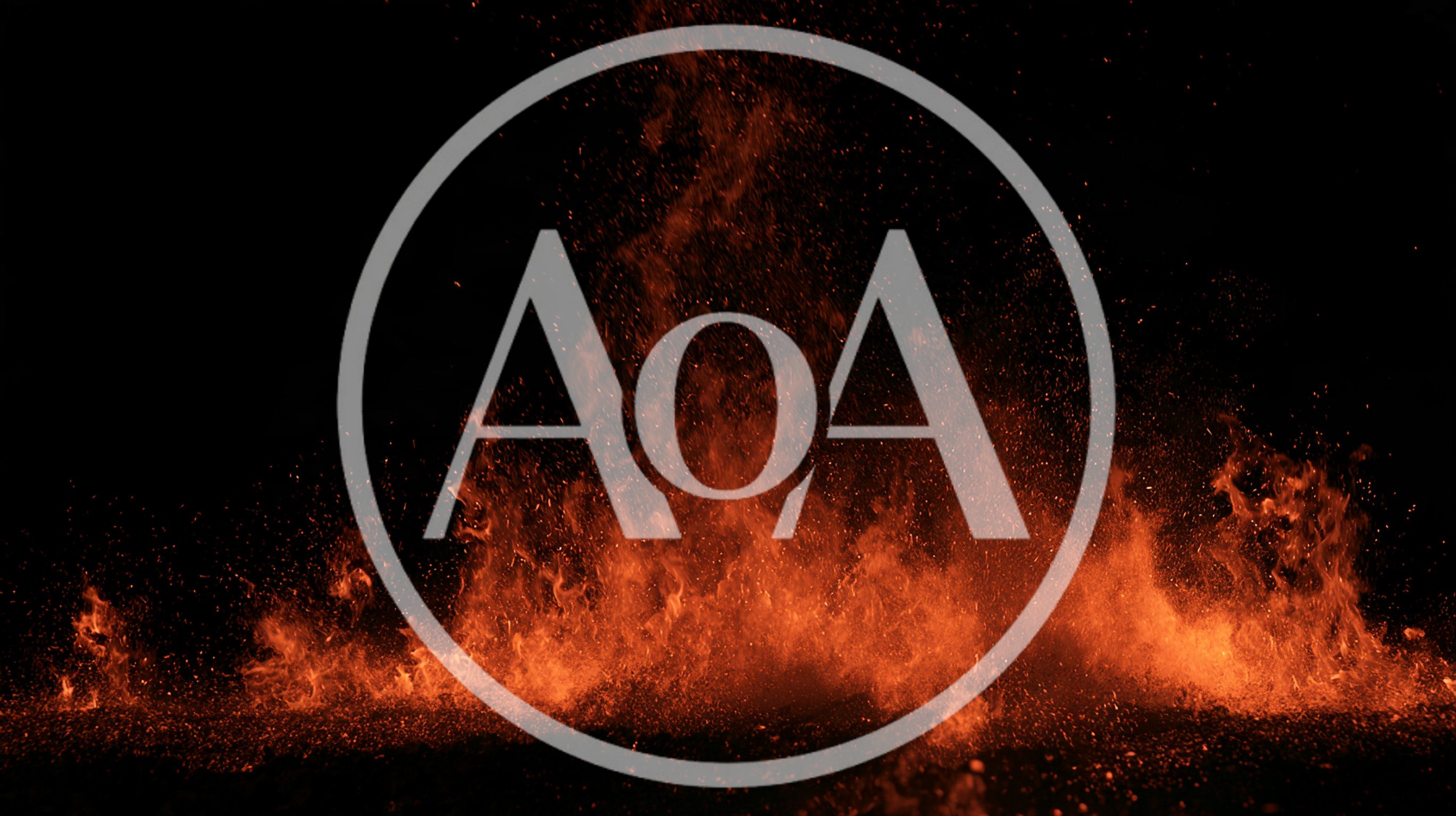 Intense Fire Explosion With Flying Sparks And Embers