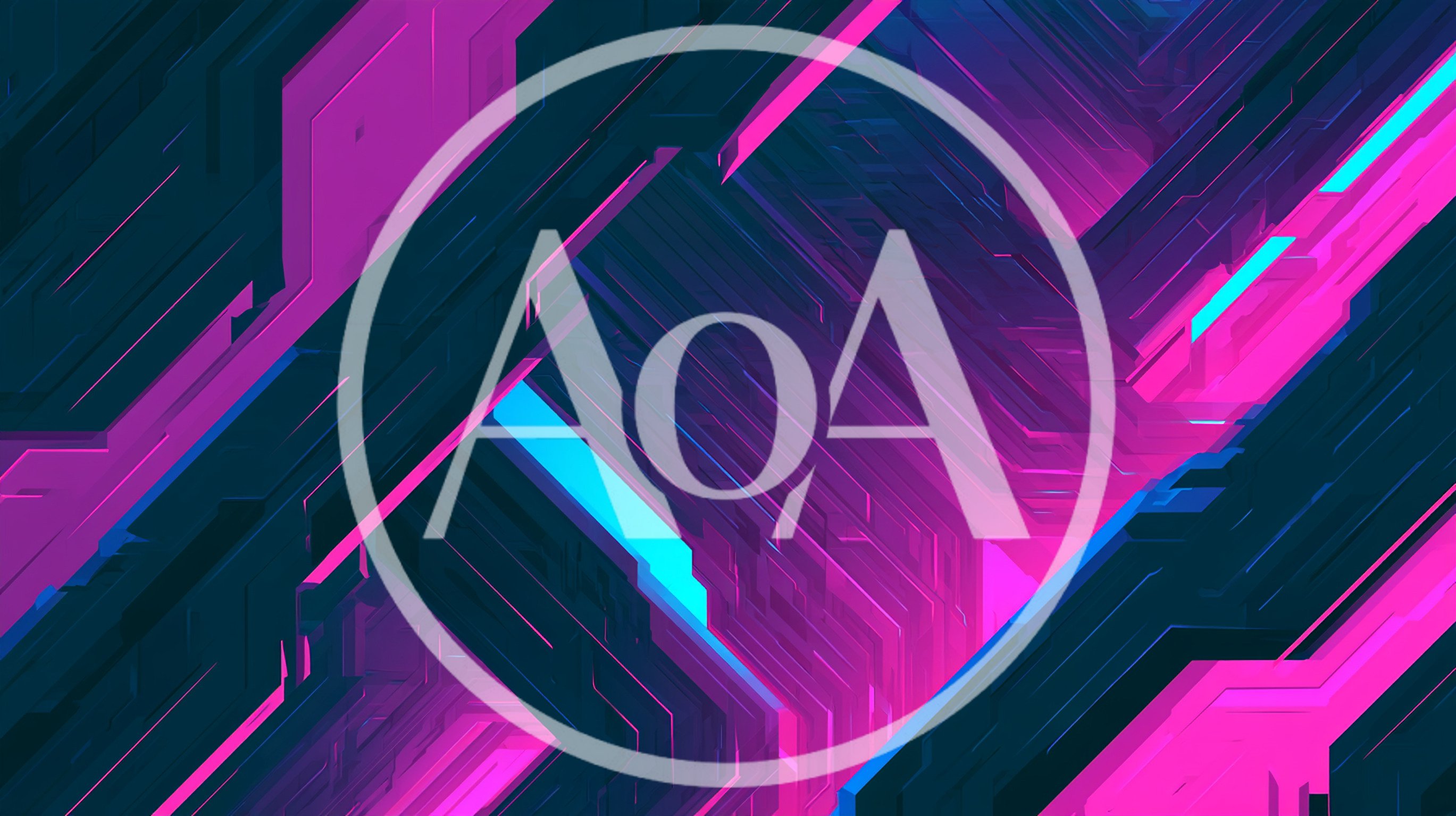 Abstract Cyberpunk Digital Circuitry Background