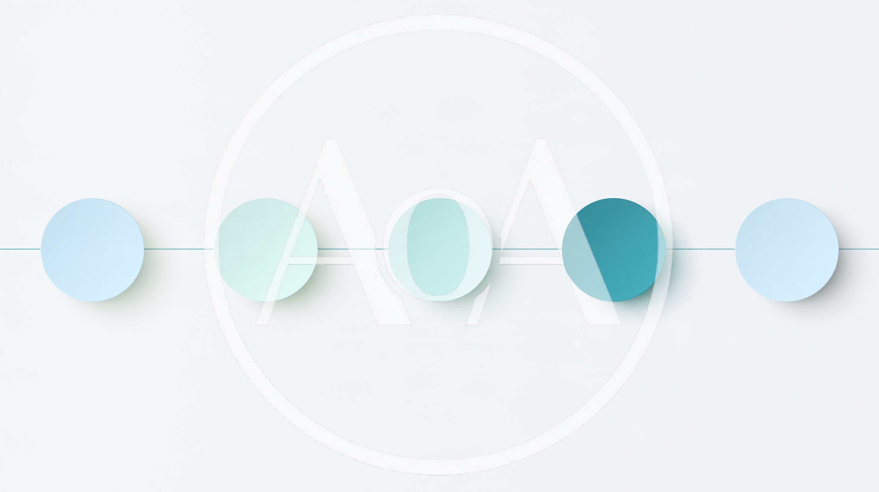 Minimalist Five Step Infographic Timeline With Pastel Circles