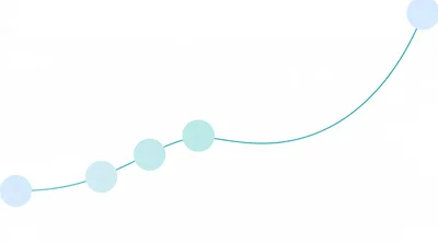 Minimalist Line Graph With Five Data Points