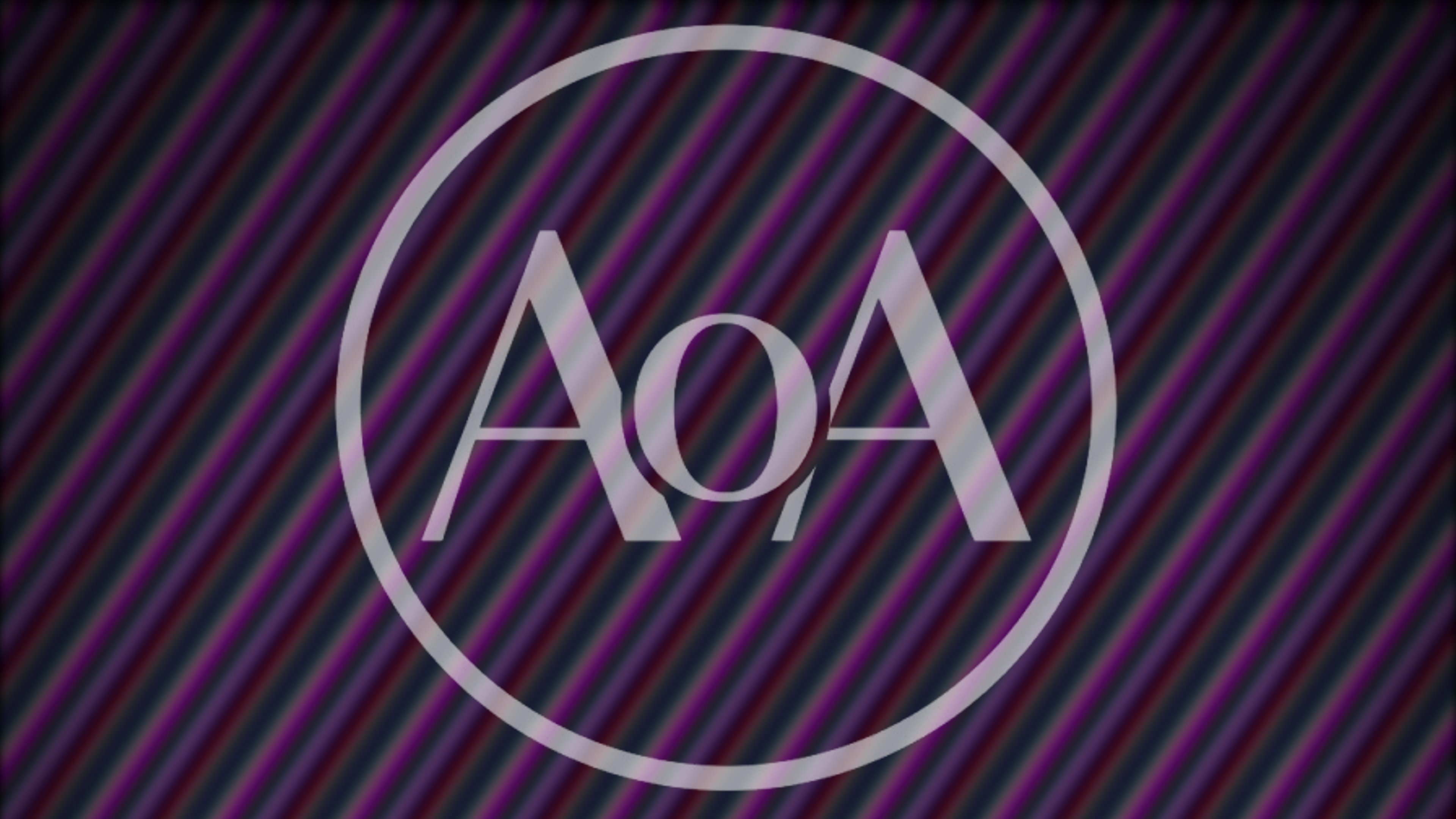 Abstract Diagonal Stripes With Purple And Blue Gradient