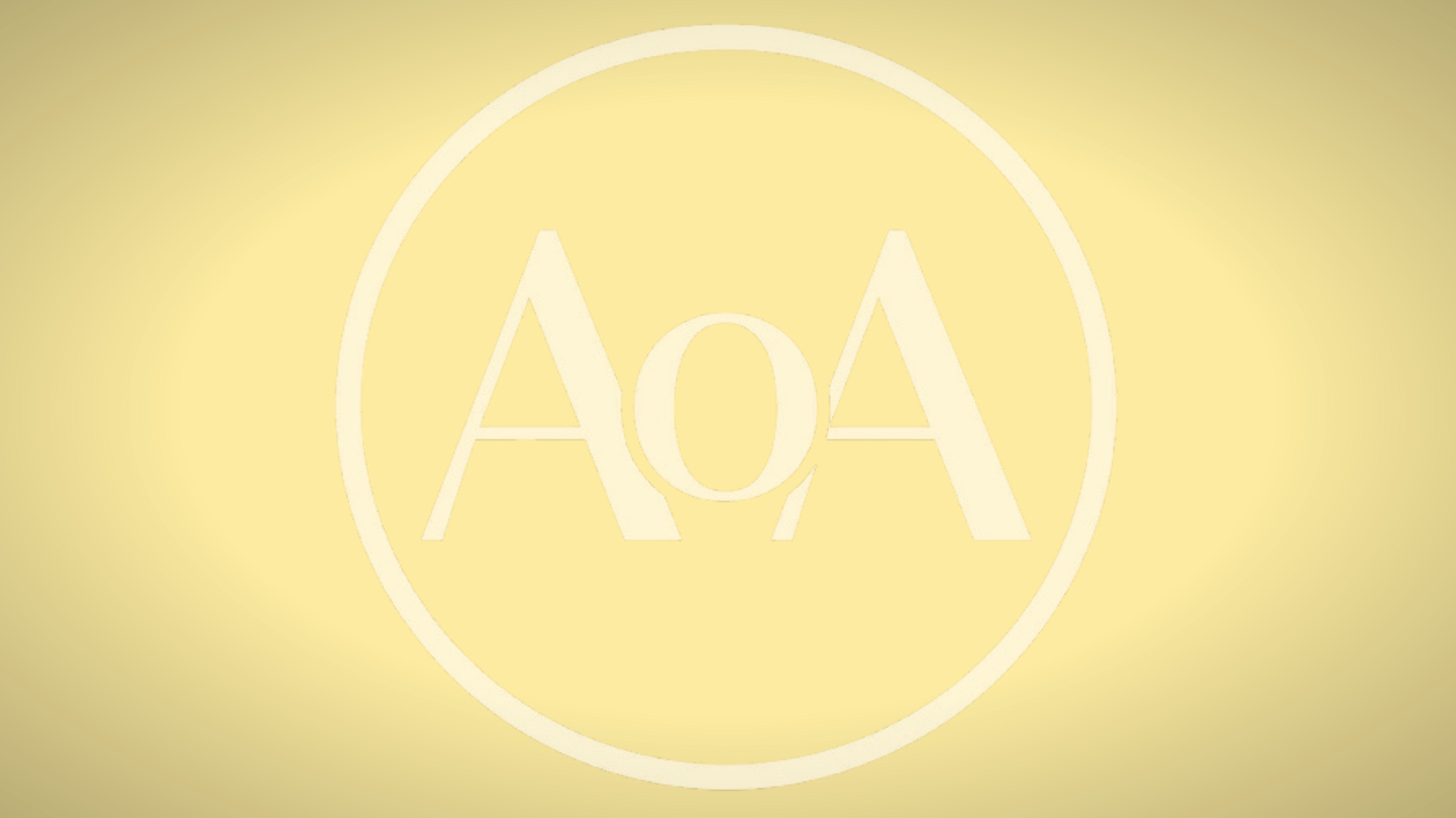 Solid Pale Yellow Background With Soft Vignette