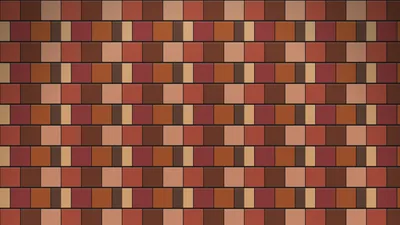 Seamless Pattern Of Rectangular Brown And Red Tiles
